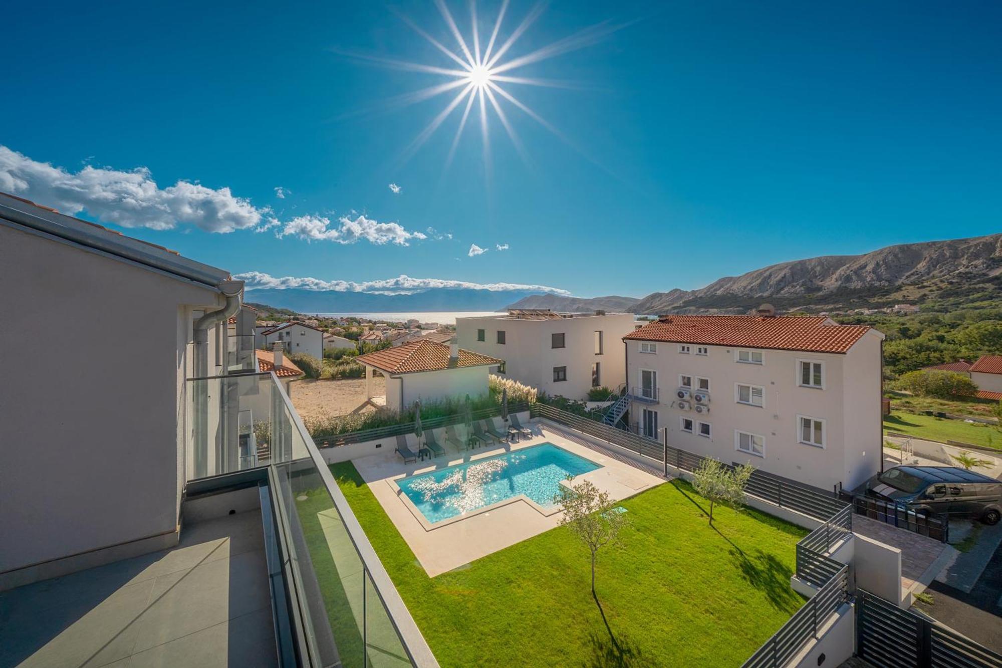 Poolside Apartments Anabella باشْكا المظهر الخارجي الصورة